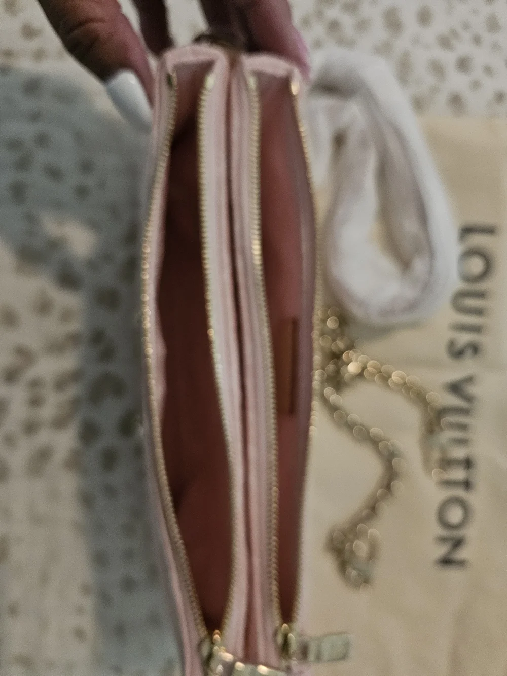 Louis Vuitton soft pink